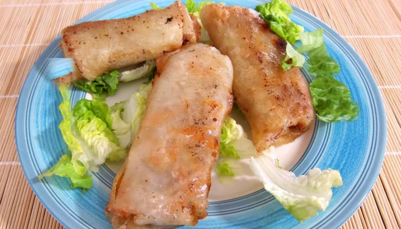 Rouleaux de boeuf et de poulet à la chinoise