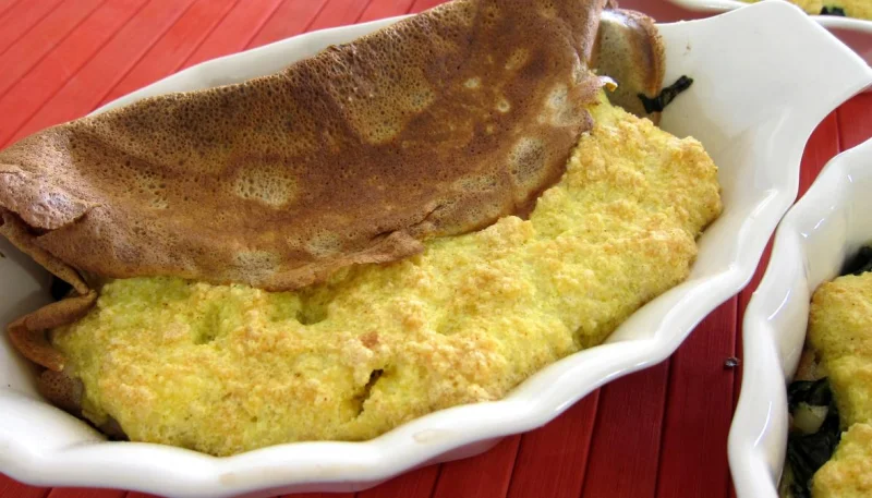 Blettes et ses crêpes soufflées