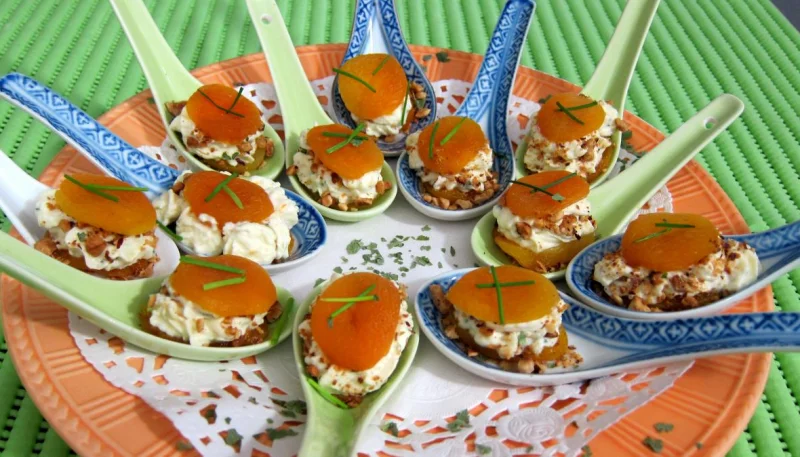 Abricots secs en amuse-gueule