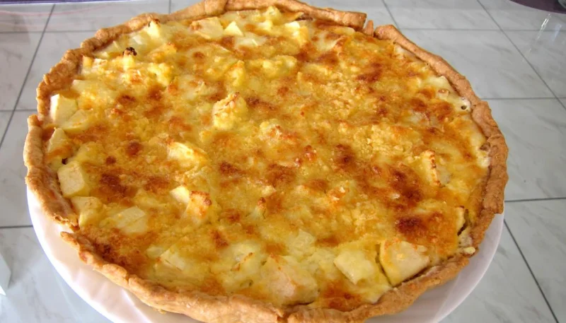 Clafoutis au chou-fleur et camembert