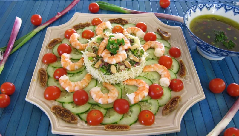 Salade de gambas