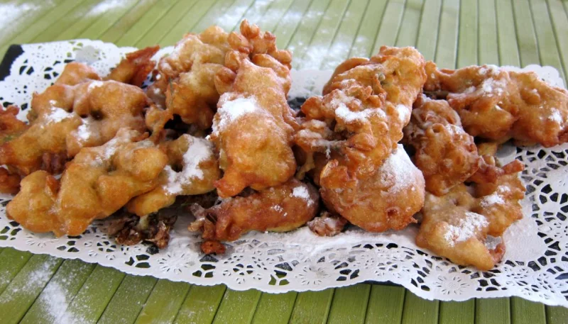 Beignets de fleurs d'acacia