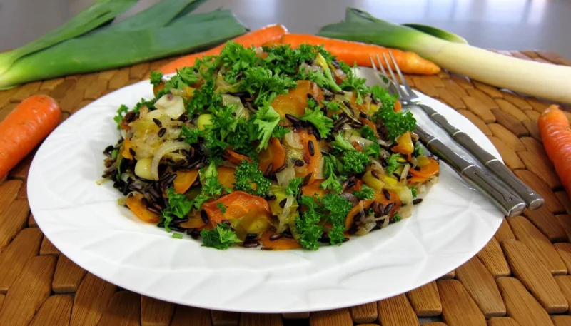 Riz aux petits légumes