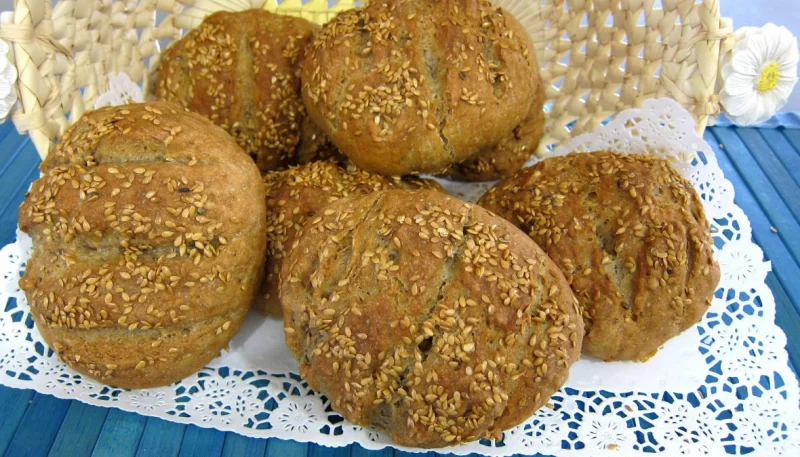 Boules de pains au levain à l'ancienne