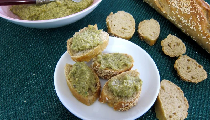 Tapenade d'olives vertes