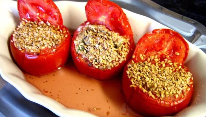 Tomates farcies au tofu