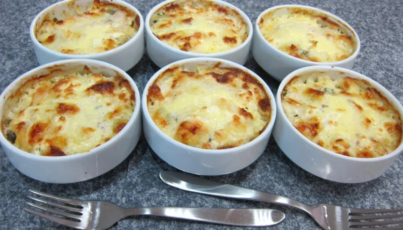 Chou gratiné à la béchamel