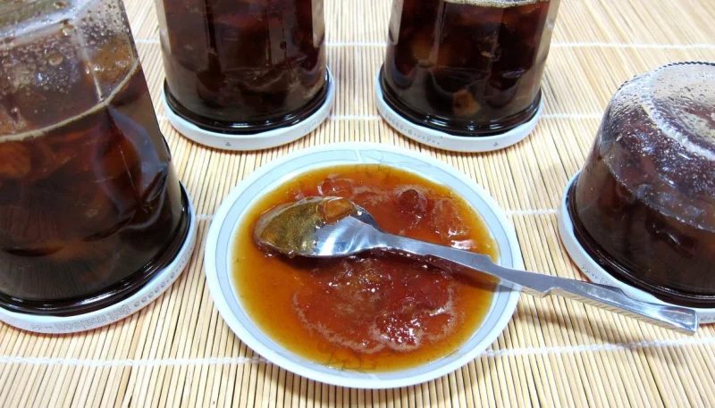 Confiture de nashis à l'anis