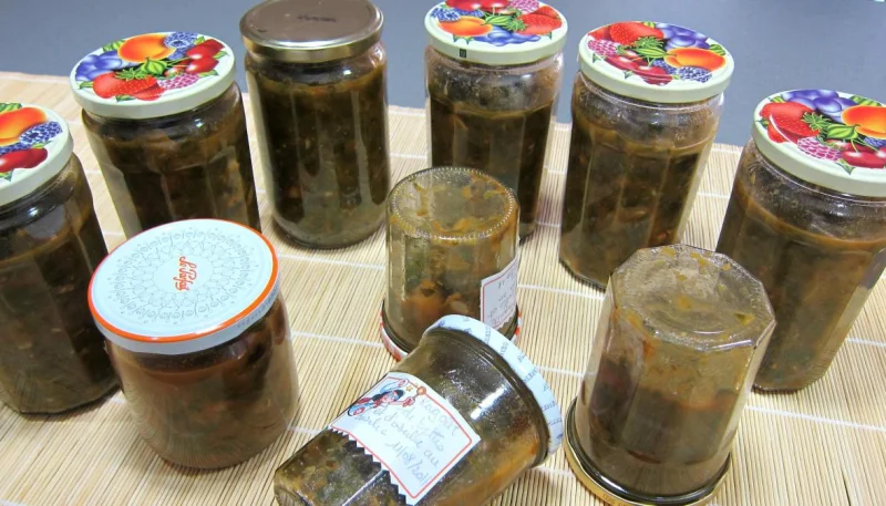 Conserve de ragoût de blettes et d'oseille au basilic