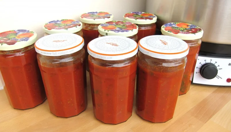 Conserve de sauce tomate à la bolognaise