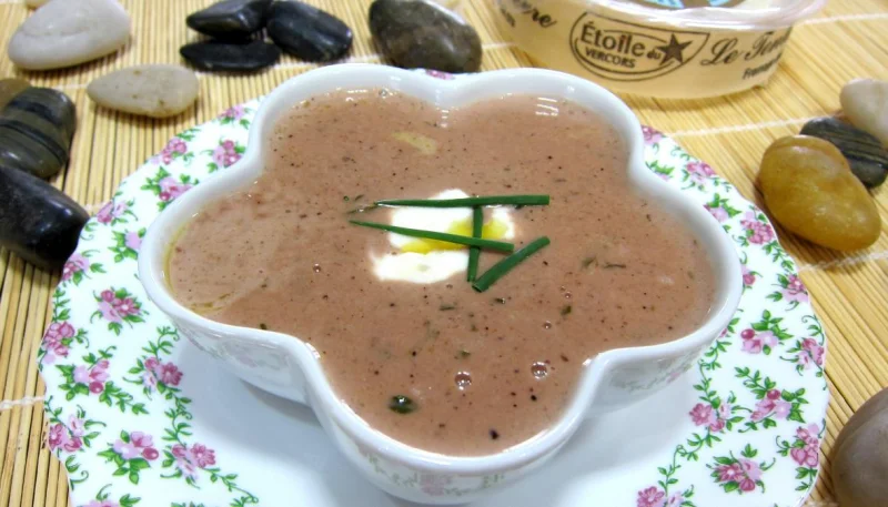 Sauce au sureau et à l'étoile du Vercors