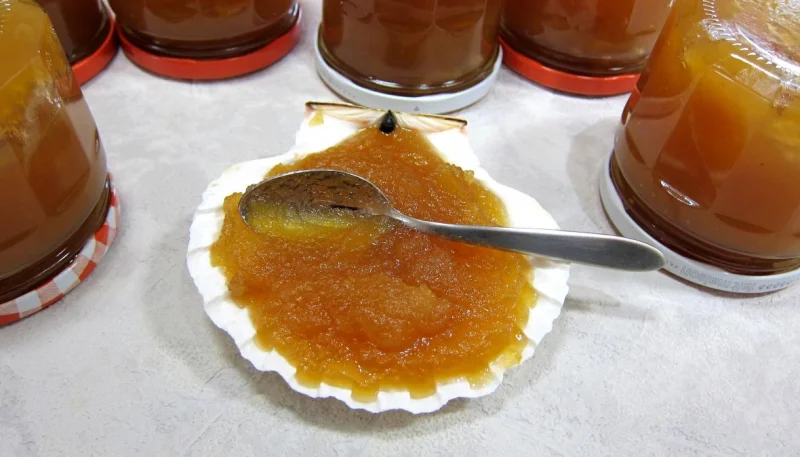 Compote de pommes aux raisins secs