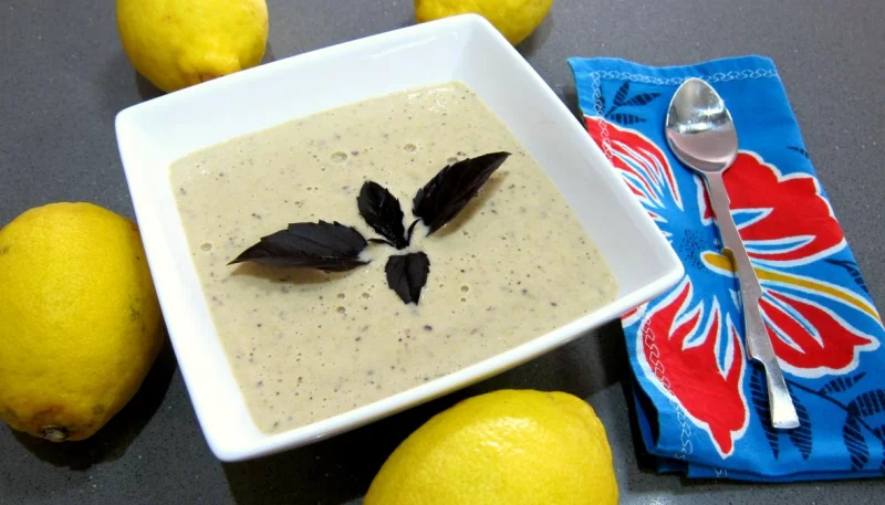 Sauce facile au poireau et citron