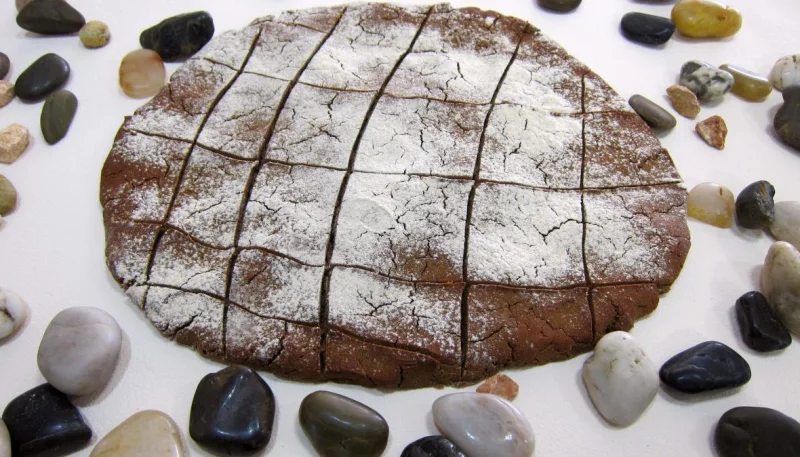 Galette de pain sans gluten au sarrasin