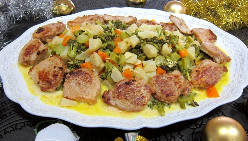 Filet mignon de porc aux topinambours