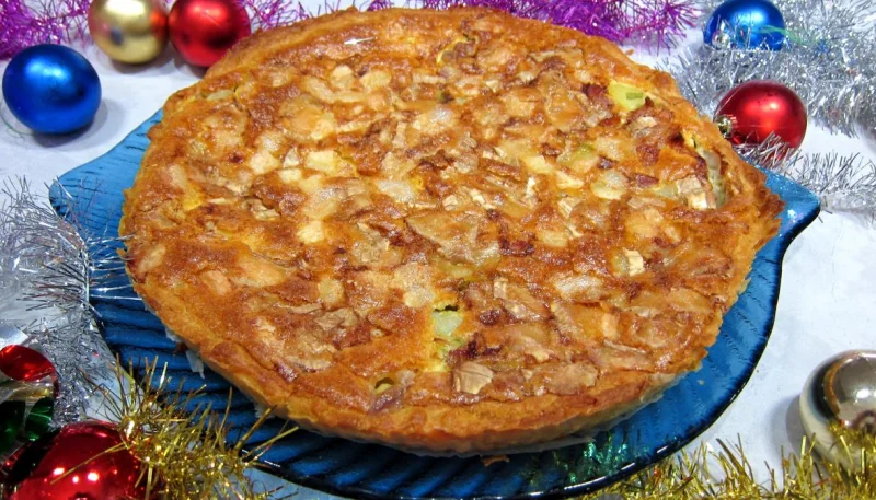 Tarte topinambours et poireaux