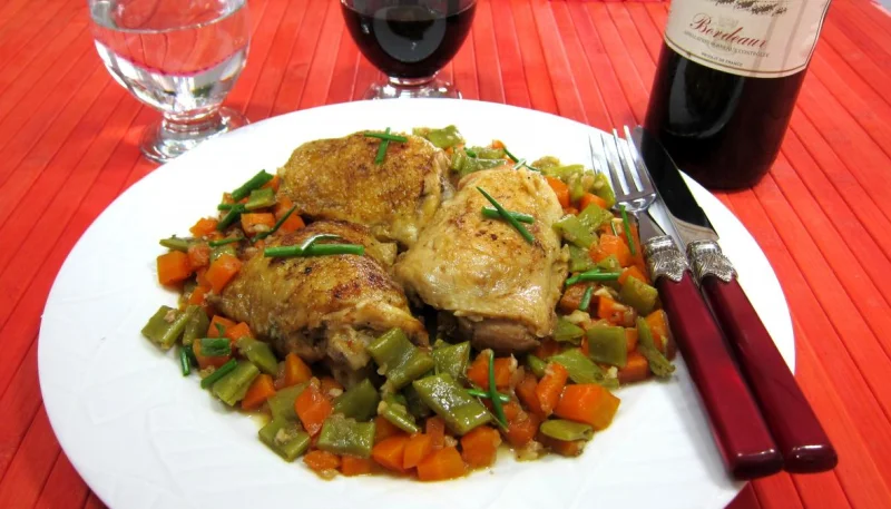 Poulet aux carottes