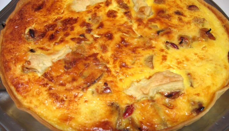 Coquilles Saint-Jacques en quiche