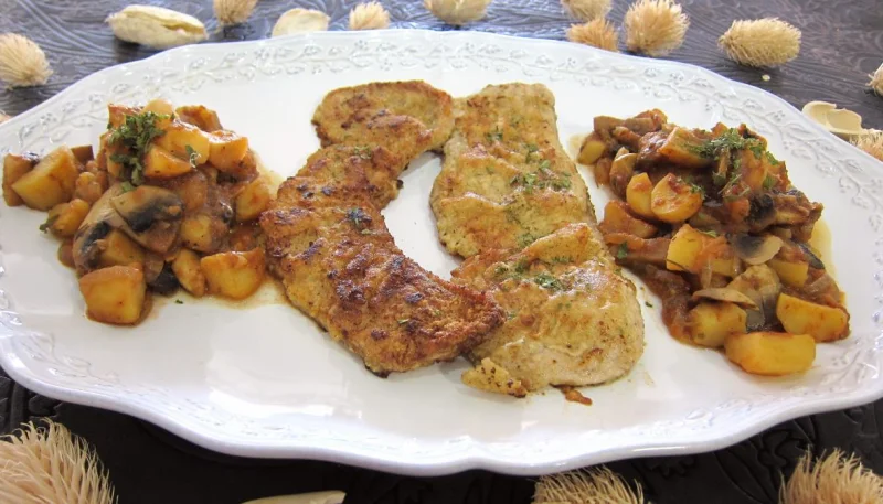 Escalopes de veau à la tomate