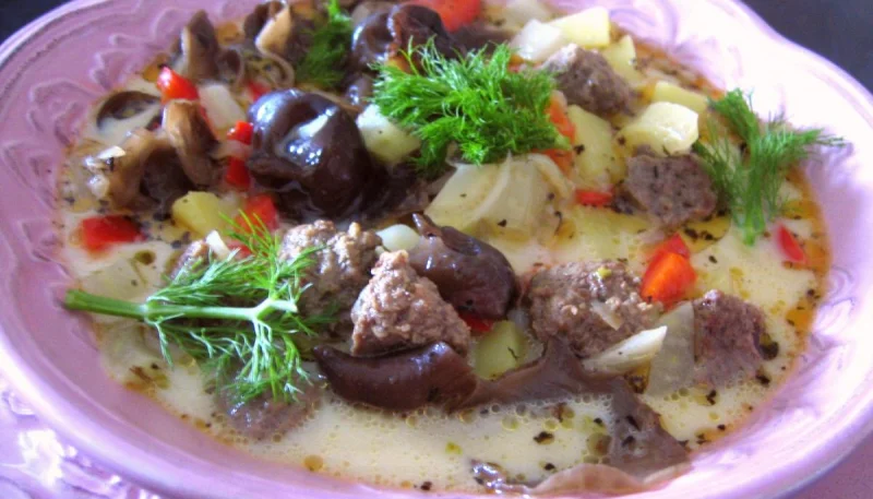 Potage de fenouil et poivron