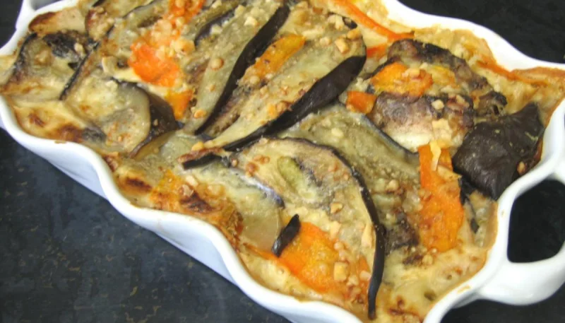 Travers de porc à l'aubergine
