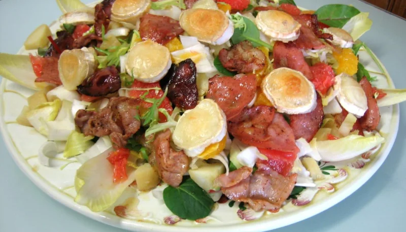 Salade de pommes de terre vapeur et chèvre