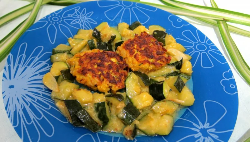 Boulettes de saumon aux courgettes façon marocaine