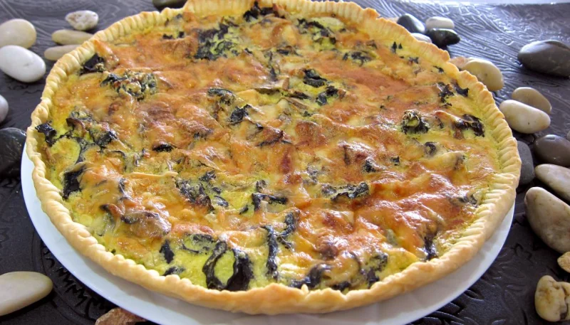 Champignons noirs en tarte