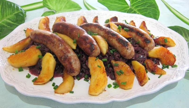 Chou rouge aux pommes