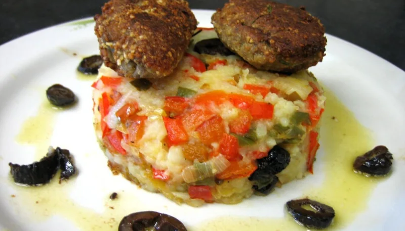 Croquettes de sardines et purée de légumes