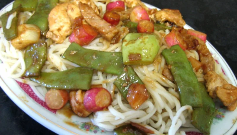 Nouilles au soja façon chinoise