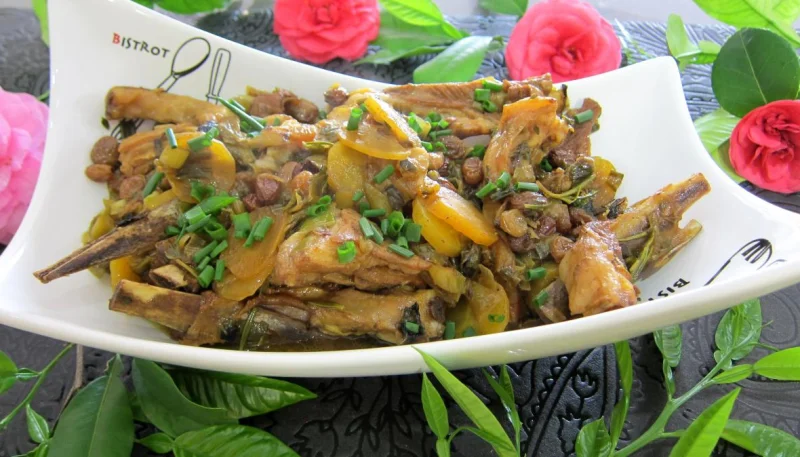 Poitrine d'agneau au miel