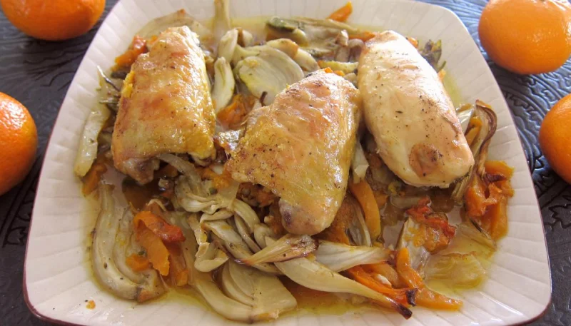 Poulet aux fenouils et butternut