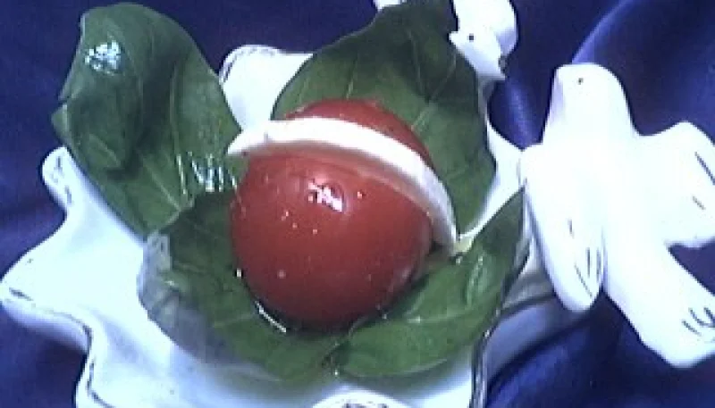 Tomates-cerises à la mozzarella