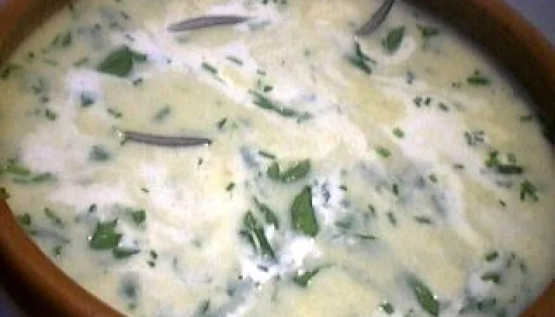 Velouté crémeux aux herbes