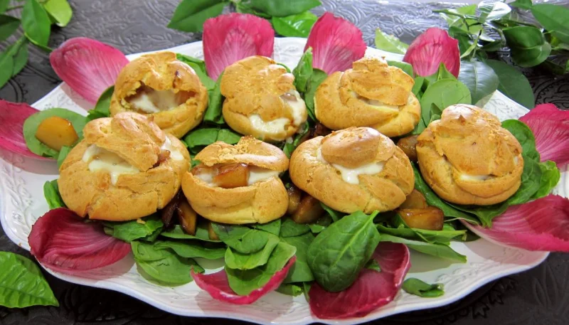 Mini-gougères fourrées