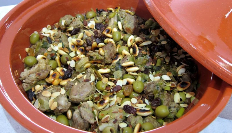 Tajine d'agneau aux raisins