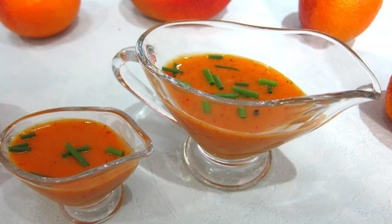 Sauce vinaigrette à la mangue