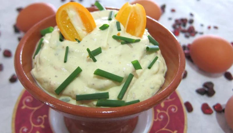 Sauce mayonnaise aux kumquats