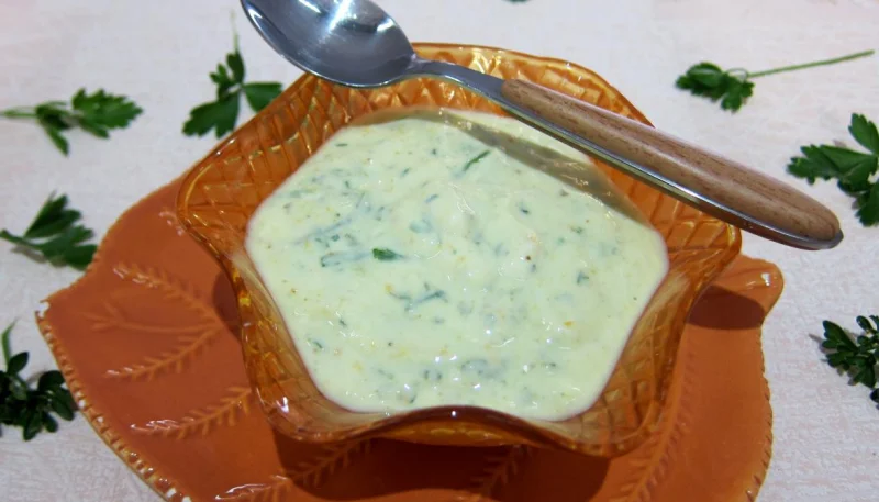 Sauce à l'ail minceur