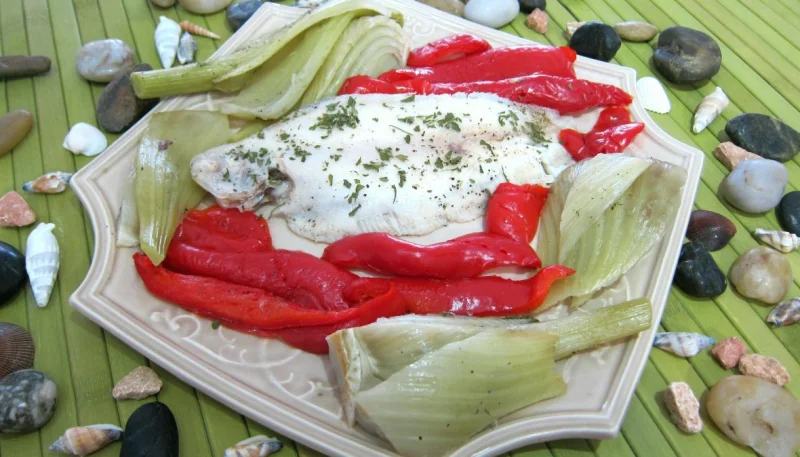 Sole et légumes vapeur