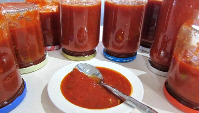 Conserve de sauce pizza aux olives