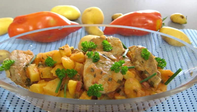 Filet mignon aux pommes de terre