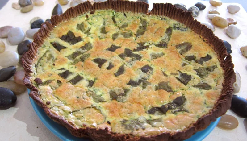 Quiche à l'oseille sans gluten