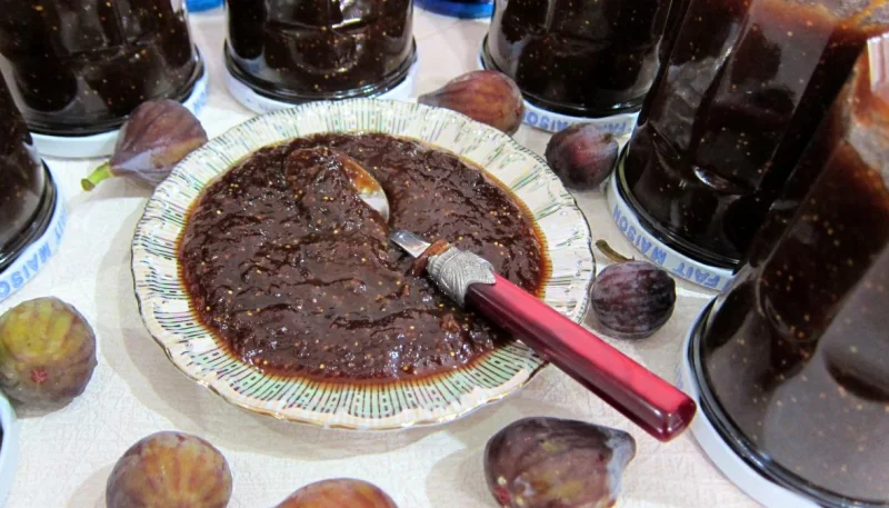 Chutney de figues au vin rouge