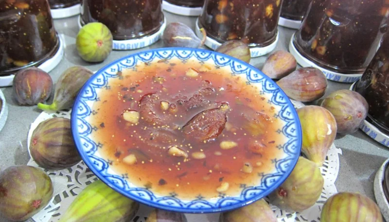 Confiture de figues aux fruits secs