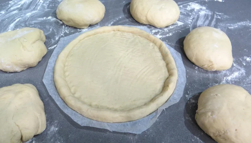 Pâte à pizza au lait