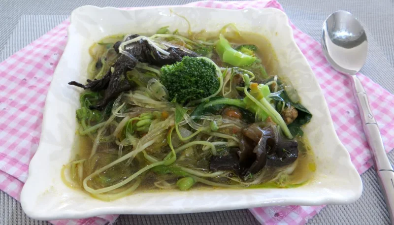 Soupe aux germes de soja