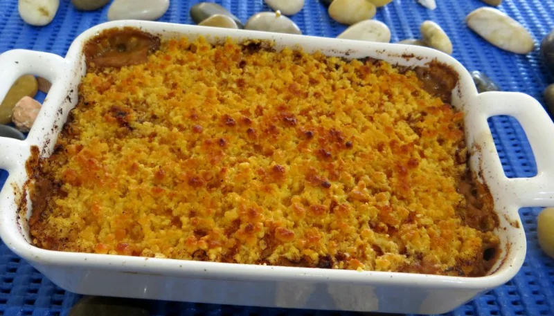 Gratin de poireaux à la sauce aurore