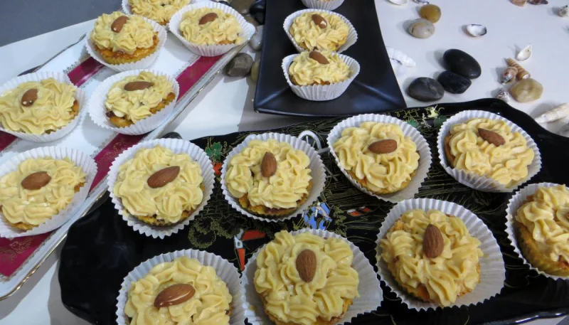 Brioches à la crème pâtissière au caramel
